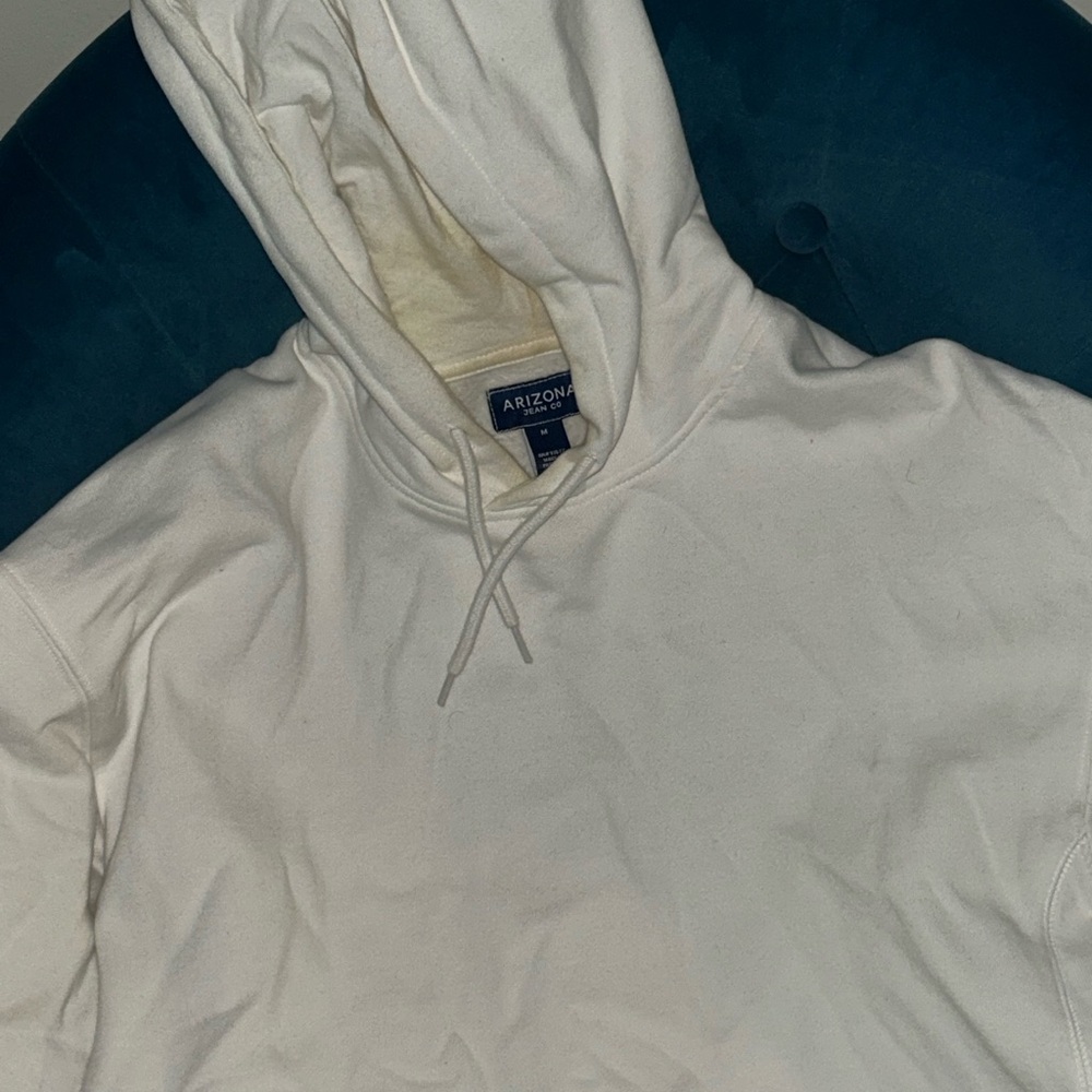 Arizona Jean Company Men's Classic White Hoodie